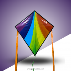 RENGARENK - KUMAŞ ÇERÇEVELİ ELMAS UÇURTMA